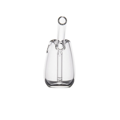 MJ Arsenal Bulb Mini Bubbler front view on seamless white background, 100% Borosilicate Glass