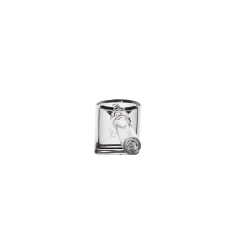 MJ Arsenal Kickstand Hand Pipe - Clear Glass - Sturdy Design - Angled View