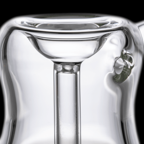 Close-up of MJ Arsenal Abyss Compact Bubbler showing the sleek chamber and smooth curves