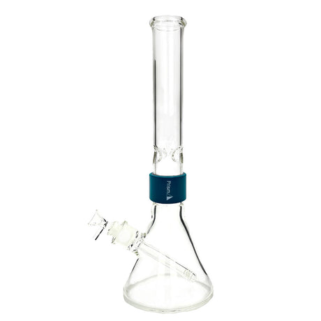 Prism CLEAR TALL BEAKER SINGLE STACK in Aqua - Front View on Seamless White Background