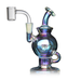 MJ Arsenal Atlas Mini Dab Rig in Iridescent with Honeycomb Percolator and 10mm Female Joint