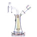 Aurelia Mini Rig in Rainbow - Compact 5" Dab Rig with 90 Degree Joint, Front View
