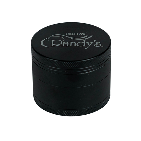 Randy's Revolution Grinder - Black - Front View with Engraved Logo