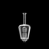 Dr Dabber Boost Evo Borosilicate Glass Attachment, Front View on Black Background