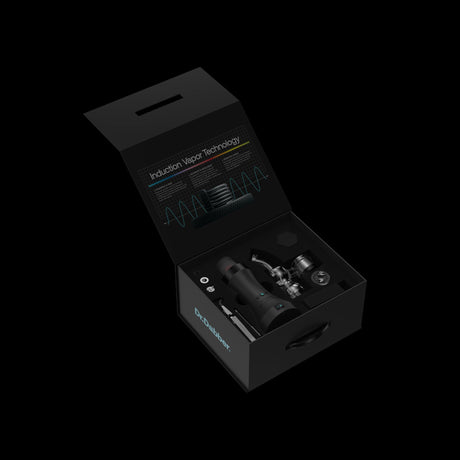 Dr. Dabber Switch™ vaporizer with ceramic insert and quartz bucket, packaged in box