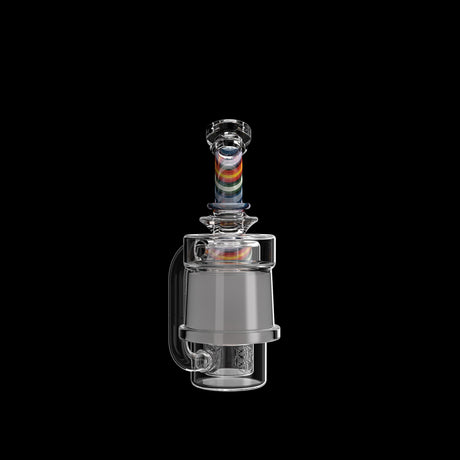 Dr. Dabber Switch Snowflake Swirl Recycler Attachment with Borosilicate Glass, Front View