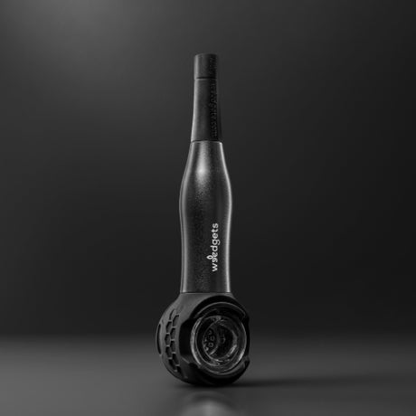 Weedgets Maze-X Pipe in Black - Waterless Filtering Pipe Front View