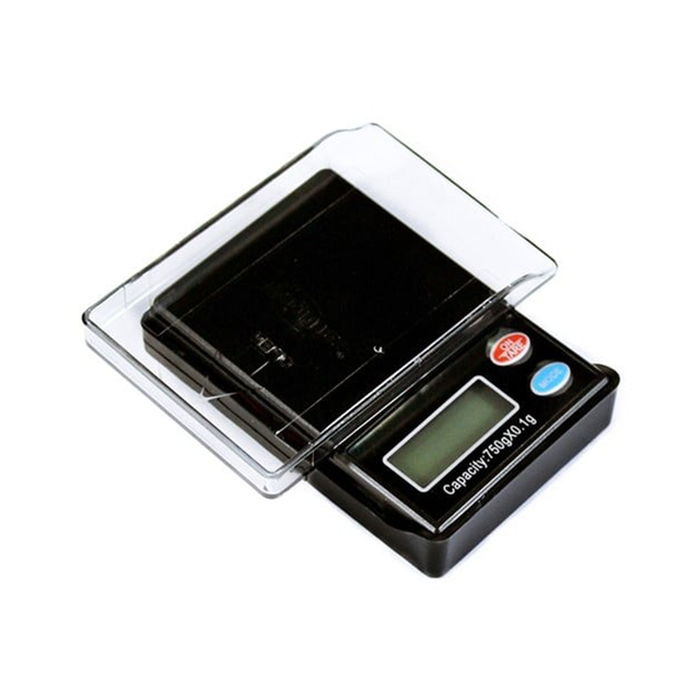 WeighMax BX-750C Precision Digital Scale with Back-lit LCD Display, Top View