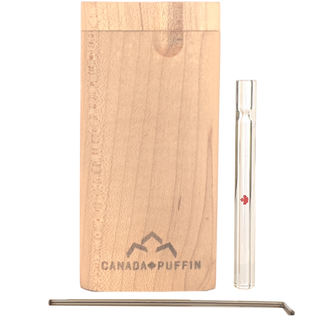 Canada Puffin Banff Dugout and One Hitter with sleek design, front view on white background