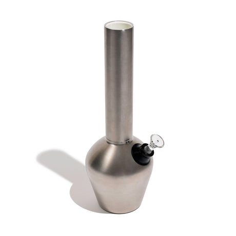 Chill Steel Pipes Stainless Steel Bong with Durable Design - Angled Side View