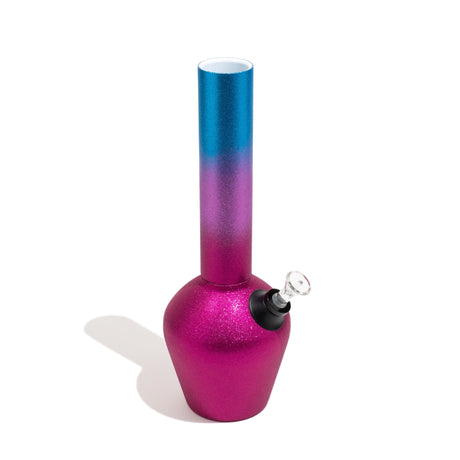 Chill Limited Edition Cotton Candy Glitterbomb Bong, Angled Side View on White