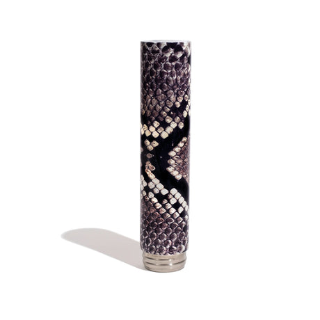 Chill Steel Pipes Snake Skin Neckpiece for Bongs, Durable Design, Side View