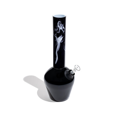 Chill Mix & Match Series Black Smoke Neckpiece, durable steel bong part, angled view on white