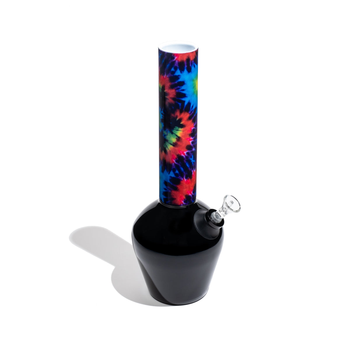Chill Steel Pipes Classic Tie Dye Neckpiece for Bongs - Top Angle on White Background