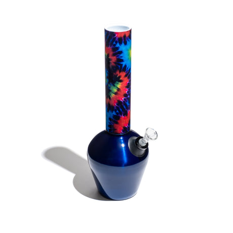 Chill Steel Pipes Classic Tie Dye Neckpiece for Bongs, Durable Design, Top View