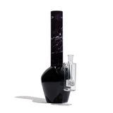 Chill - Glass Ash Catcher with Matrix Perc - Clear Side View on White Background