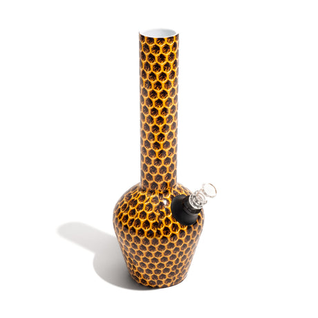 Chill Limited Edition Bong with Honeycomb Design - Top Angle View on White