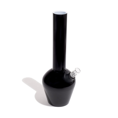Chill Mix & Match Series Gloss Black Bong - Angled Side View on White Background