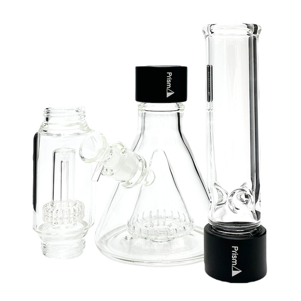 Prism Percolated Beaker Double Stack with Dual Chambers and Ice Catcher