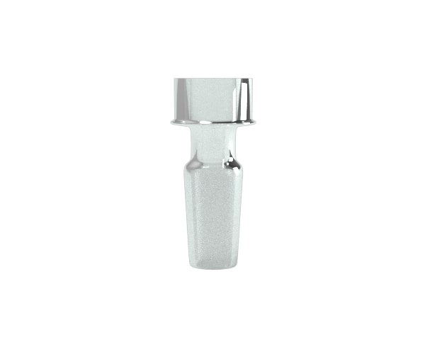 G Pen Connect Glass Adapter, Male, 10mm, front view on a seamless white background