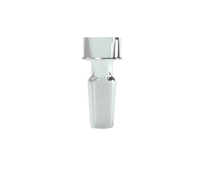 G Pen Connect Glass Adapter, Male, 10mm, front view on a seamless white background