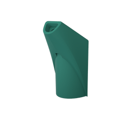 Dr. Greenthumb's X G Pen Roam Mouthpiece in green, side angle view, for vaporizer customization