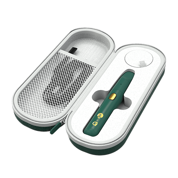 Dr. Greenthumb's X G Pen Micro+ Vaporizer with USB-C charging, displayed in open case