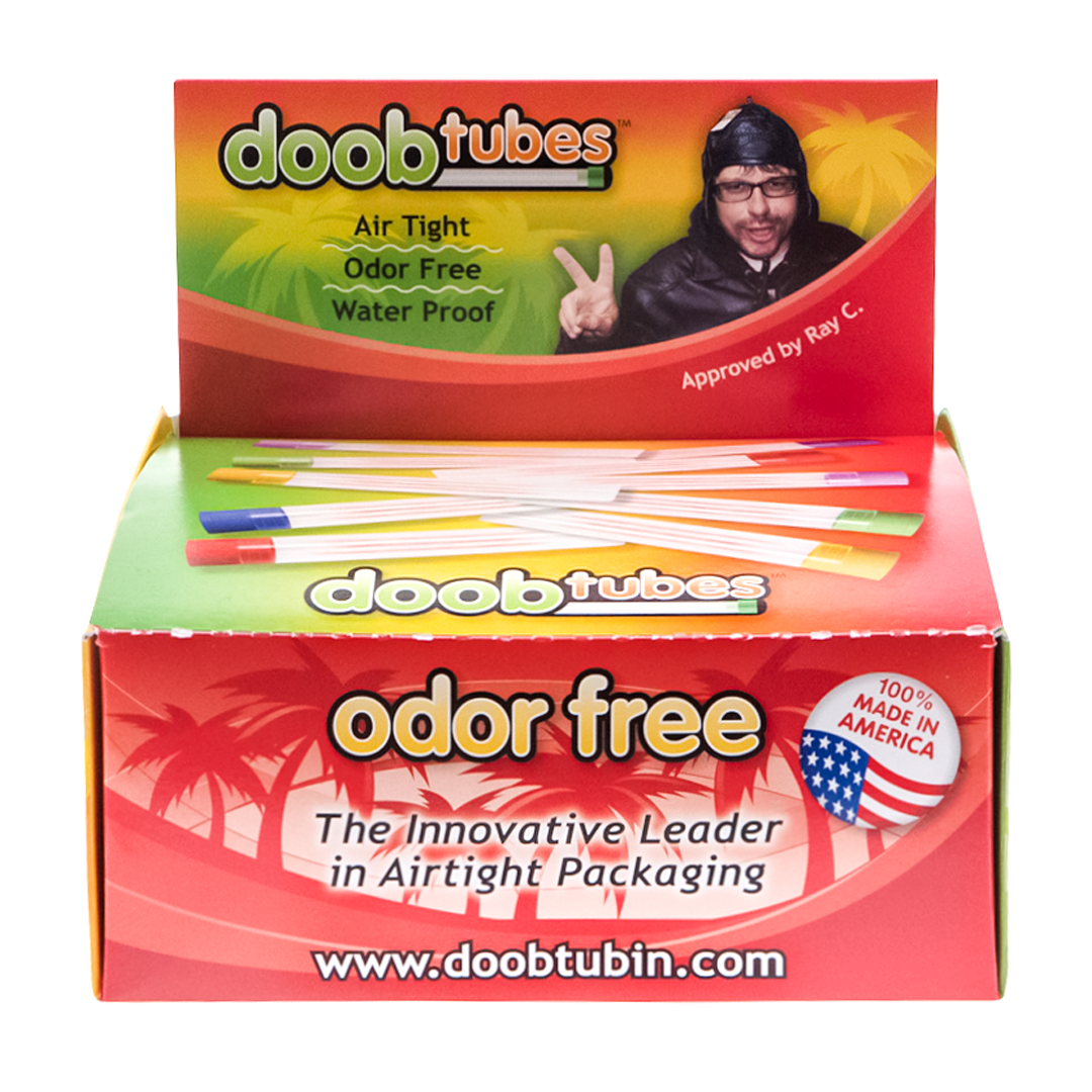 DoobTubes Variety Pack display box with opaque and classic joint containers