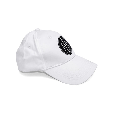 High Society Limited Edition Snap Back in White - Front View on Seamless Background