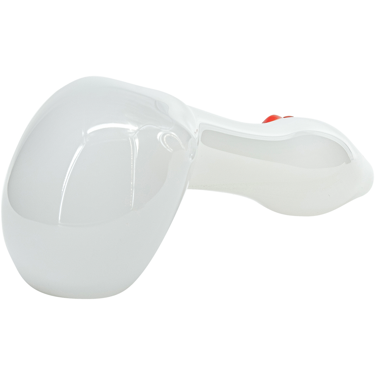 LA Pipes "Drooping Hearts" Solid White Drooper Spoon