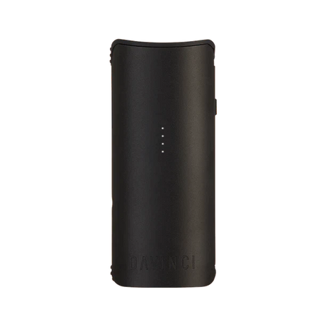 DaVinci Miqro-C Vaporizer in sleek black, front view, compact and portable design