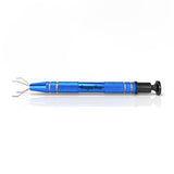 Honeybee Herb DAB CLAW in Blue - Aluminum Dabber Tool for Concentrates, Side View