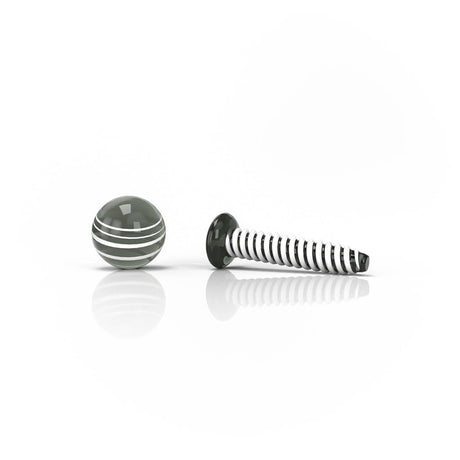 Honeybee Herb Dab Screw Set in Assorted Colors - Front View on White Background