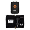 Revelry Supply's The Dab Kit in Black - Smell Proof Case Opened Showing Contents