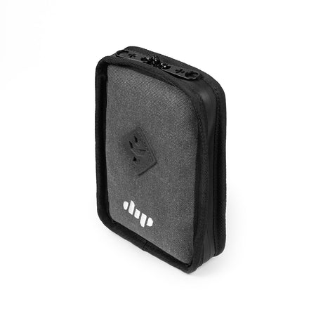 Revelry Supply - The Dab Kit front view, smell proof and portable with a black fabric exterior