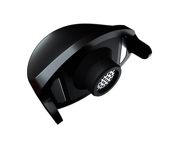 G Pen Dash Vaporizer in black, compact design, side angle on a seamless white background