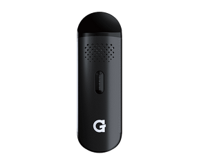 G Pen Dash Vaporizer front view on white background, sleek portable design with deep chamber