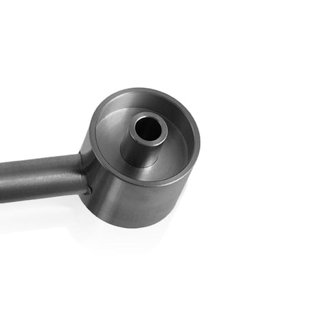 Honeybee Herb Titanium 6 in 1 Sidecar Dab Nail, versatile fit, top view on white background