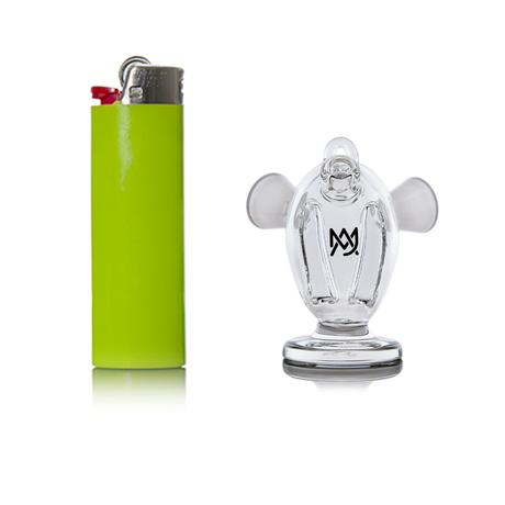MJ Arsenal Dubbler Original Double Bubbler front view with green lighter for scale