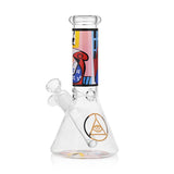 Ritual Smoke - Atomic Pop 8" Glass Beaker - Front View on White Background