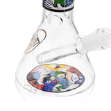 Ritual Smoke - Atomic Pop 8" Glass Beaker - Close-up of Artwork