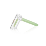 Ritual Smoke Hammer Bubbler in Mint - Angled Side View on White Background