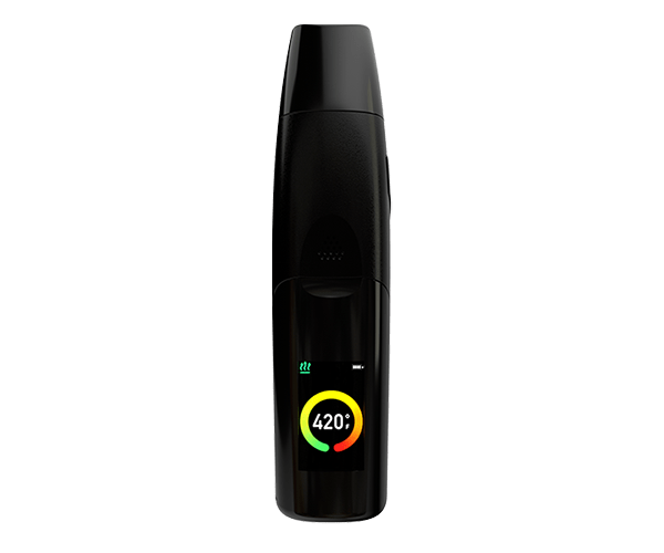 G Pen Elite II Vaporizer front view with digital temperature display showing 420°F