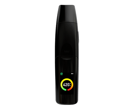 G Pen Elite II Vaporizer front view with digital temperature display showing 420°F