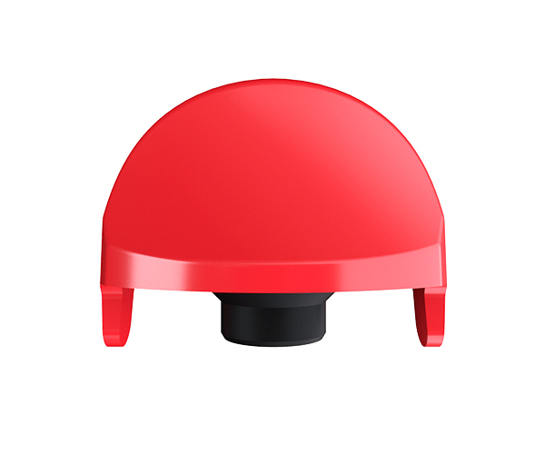 G Pen Dash Mouthpiece in vibrant red, front view on a seamless white background
