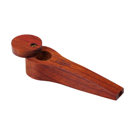 Bearded Distribution Exotic Wooden Hand Pipe 4" with Lid & Brass Screen