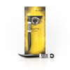 Honeybee Herb Glass Sword Dab Tool in Black - Novelty Dabber for Concentrates with Packaging