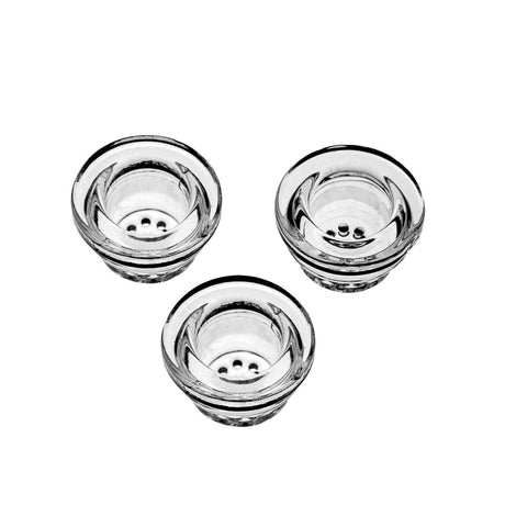 PILOT DIARY Glass Bowl Screens, 3-Piece Set, Top View on White Background