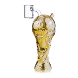 MJ Arsenal Global Cup Mini Rig front view, compact dab rig perfect for stoner dads