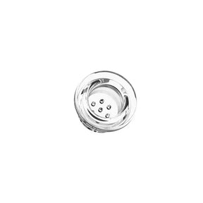 Sunakin America H2OG SWAP Glass Bowl Top View - Clear with Deep Bowl